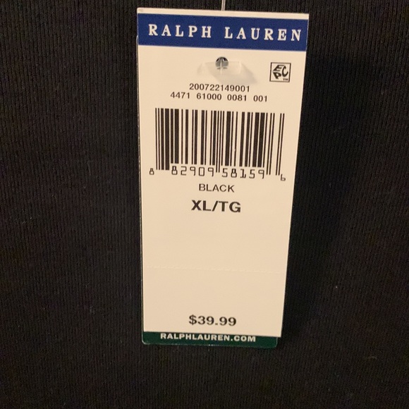 Lauren Ralph Lauren new with tags preppy   black top - Picture 4 of 5
